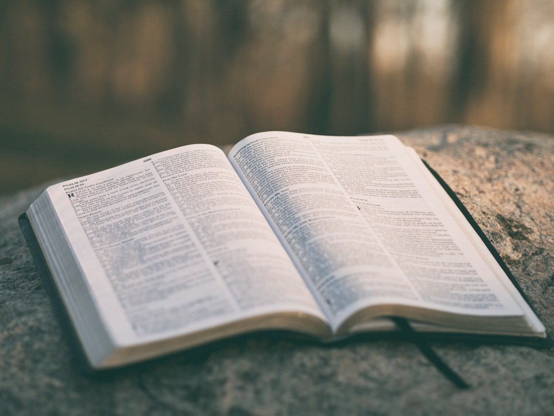 Bíblia aberta sobre uma mesa, representando a leitura diária das Escrituras