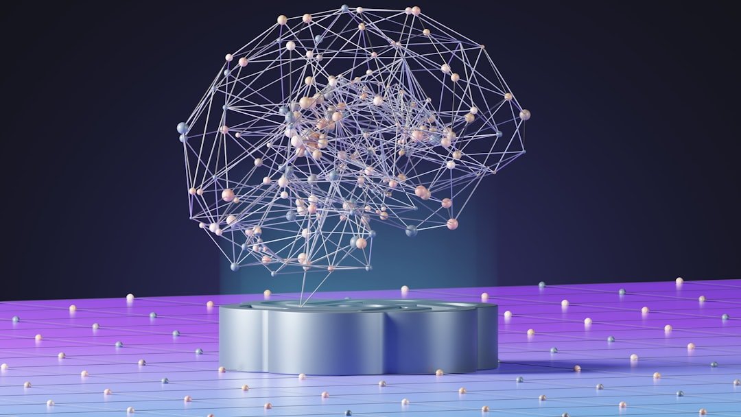 Imagem abstrata de inteligência artificial e tecnologia usada em notícia sobre segurança da OpenAI